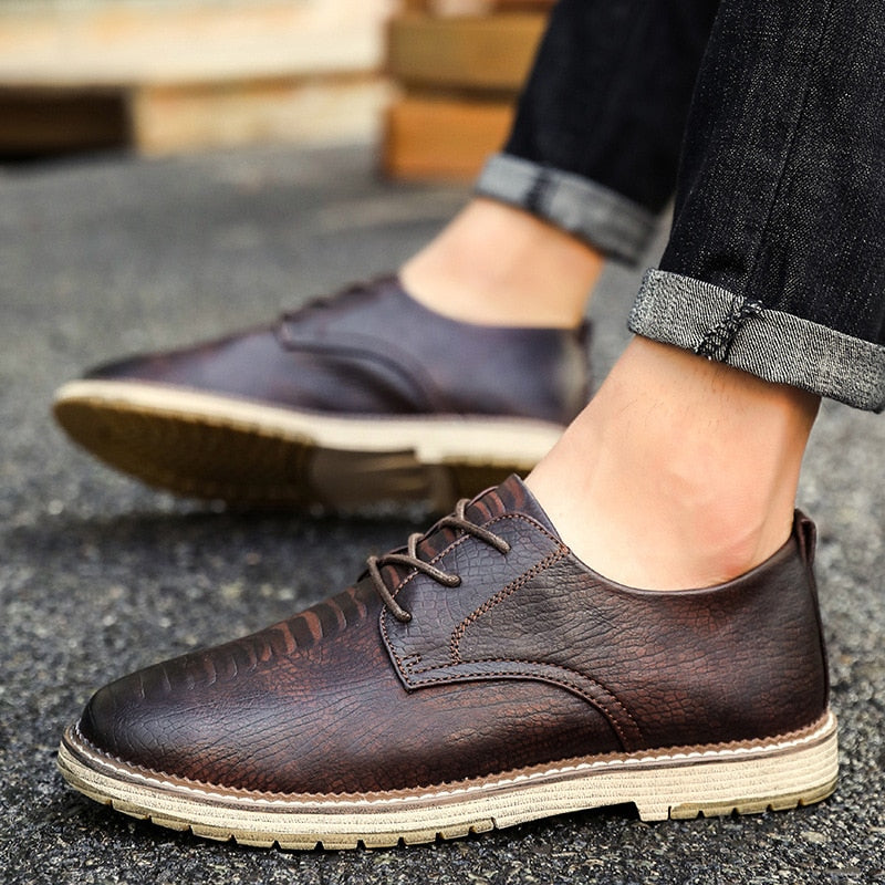 Vintage Genuine Leather Oxford British Style Shoes-men-wanahavit-dark brown shoes-11-wanahavit