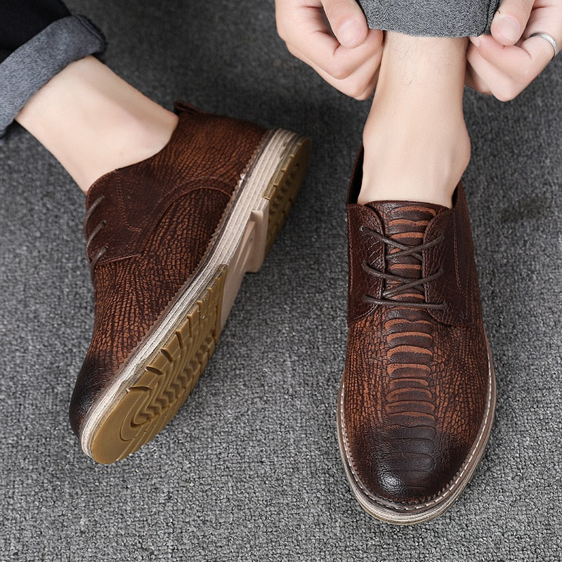 Vintage Genuine Leather Oxford British Style Shoes-men-wanahavit-light brown shoes-11-wanahavit