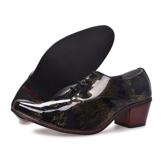 Luxury Fashion Italian Leather Oxford Pointed Toe Shoes-men-wanahavit-Yellow Leather Shoes-6-wanahavit