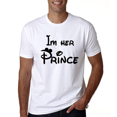 Load image into Gallery viewer, I&#39;m Her Prince &amp; I&#39;m His Princess Matching Couple Tees-unisex-wanahavit-MS94-MSTWH-L-wanahavit
