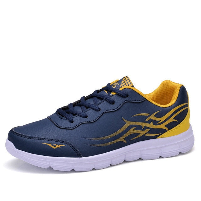 Flaming Casual Breathable Lace Up Sneakers-unisex-wanahavit-Autumn Shoes Blue-6-wanahavit