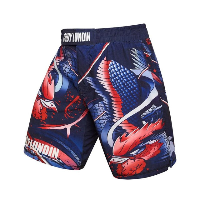 MMA Warrior Printed Breathable Shorts-men fitness-wanahavit-1-M-wanahavit