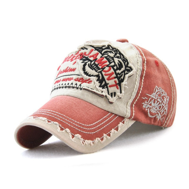 Rare Jamont Fashion Patch Embroidered Baseball Cap-unisex-wanahavit-F181 Red-wanahavit