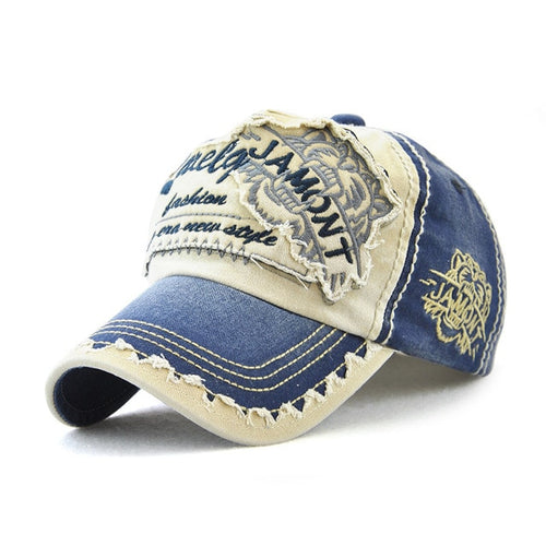 Load image into Gallery viewer, Rare Jamont Fashion Patch Embroidered Baseball Cap-unisex-wanahavit-F181 Navy-wanahavit
