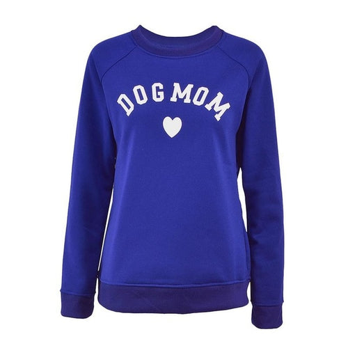 Load image into Gallery viewer, Dog Mom Velvet Fashionable Long Sleeve-women-wanahavit-Blue-S-wanahavit
