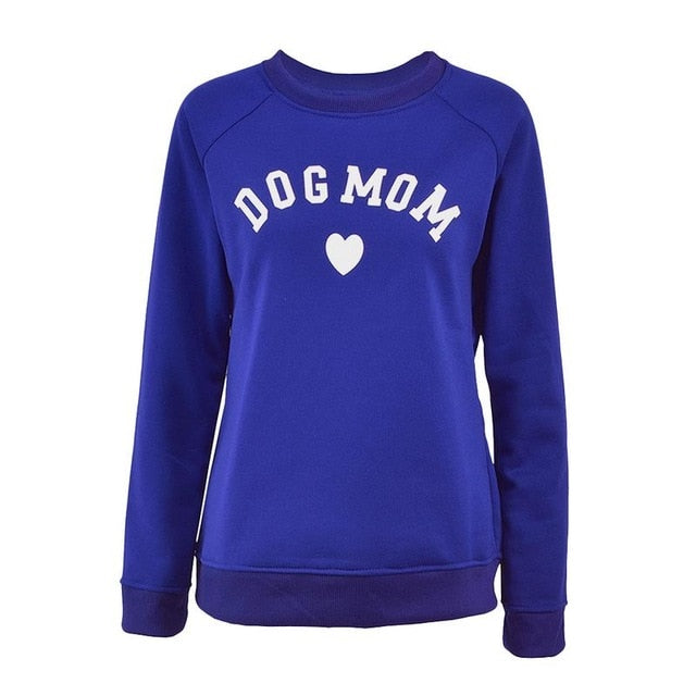 Dog Mom Velvet Fashionable Long Sleeve-women-wanahavit-Blue-S-wanahavit