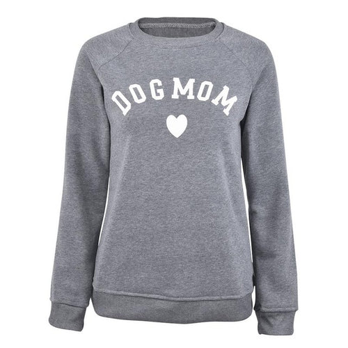 Load image into Gallery viewer, Dog Mom Velvet Fashionable Long Sleeve-women-wanahavit-Dark Grey-S-wanahavit
