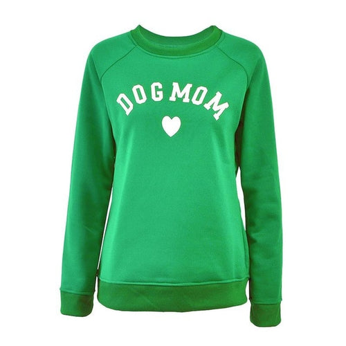 Load image into Gallery viewer, Dog Mom Velvet Fashionable Long Sleeve-women-wanahavit-Green-S-wanahavit
