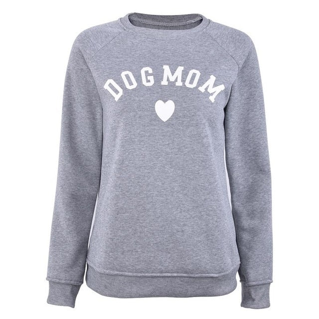 Dog Mom Velvet Fashionable Long Sleeve-women-wanahavit-Light Grey-S-wanahavit