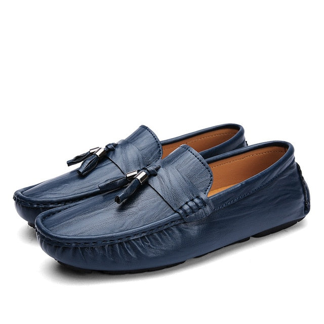 Light Casual Comfortable Genuine Leather Slip On Shoe for men - wanahavit