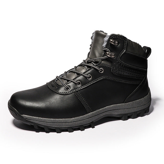 High Quality Genuine Leather Winter Waterproof Ankle Boots-men-wanahavit-Black Boots-6.5-wanahavit