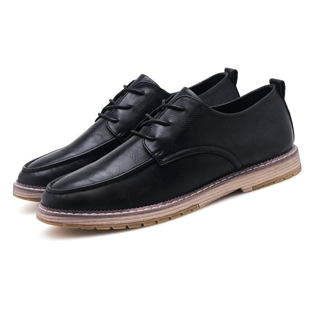 High Quality Fashion Leather British Style Formal Shoe-men-wanahavit-Black-6-wanahavit