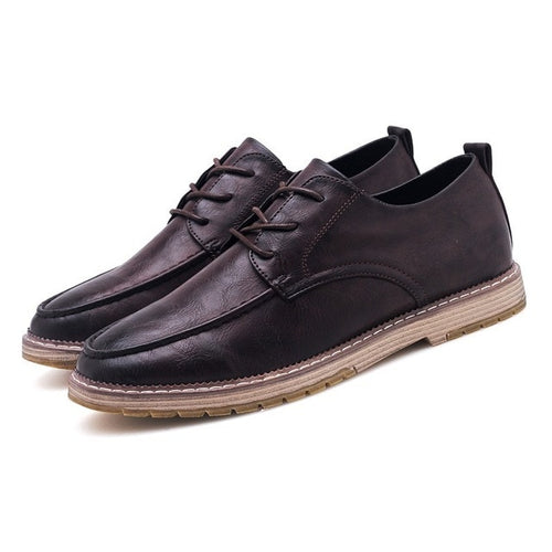 Load image into Gallery viewer, High Quality Fashion Leather British Style Formal Shoe-men-wanahavit-Brown2-6-wanahavit
