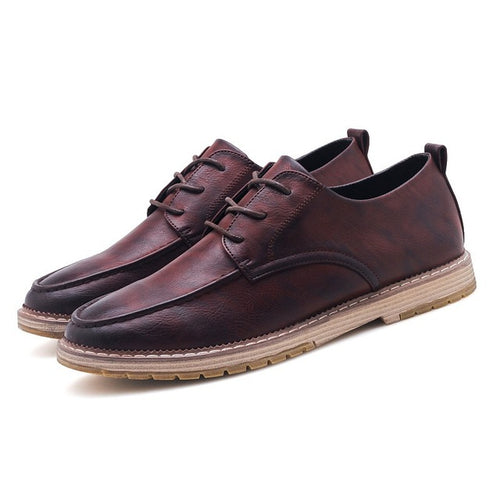 Load image into Gallery viewer, High Quality Fashion Leather British Style Formal Shoe-men-wanahavit-Brown3-6-wanahavit

