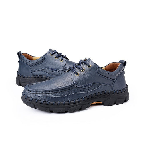 Load image into Gallery viewer, Casual Leather High Quality Platform Shoe-men-wanahavit-Blue Shoes-11-wanahavit
