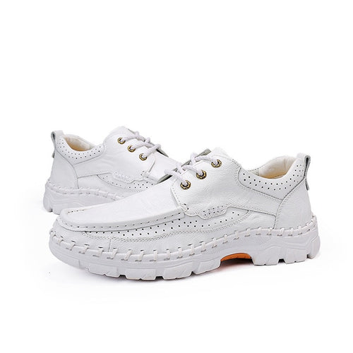 Load image into Gallery viewer, Casual Leather High Quality Platform Shoe-men-wanahavit-White Shoes-11-wanahavit
