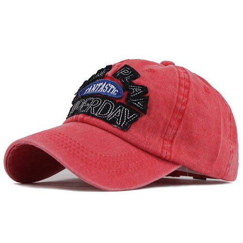 Load image into Gallery viewer, Fantastic Team Play Superday Embroidered Patch Baseball Cap-unisex-wanahavit-F195 Rose Red-Adjustable-wanahavit
