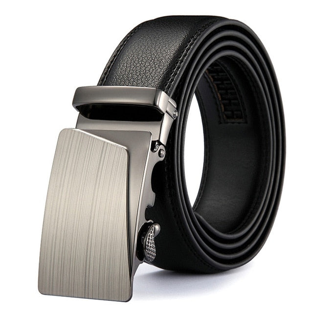 Modern Luxury Fashion Alloy Buckle Genuine Leather Belts for men sale ...