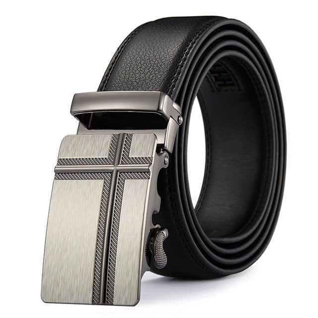 Modern Luxury Fashion Alloy Buckle Genuine Leather Belts-men-wanahavit-J310-100cm-wanahavit