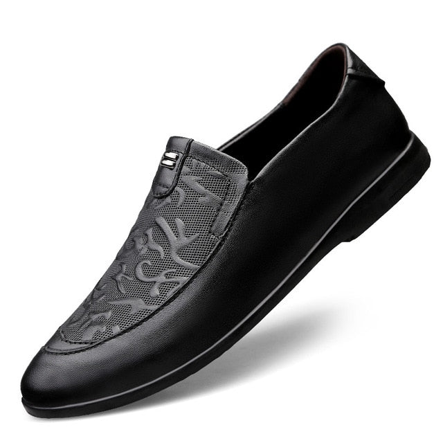 British Style Leather Casual Fashion Formal Business Shoes-men-wanahavit-black-5.5-wanahavit