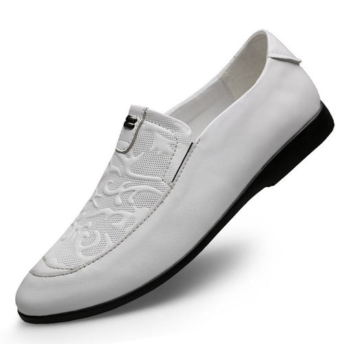 Load image into Gallery viewer, British Style Leather Casual Fashion Formal Business Shoes-men-wanahavit-white-5.5-wanahavit
