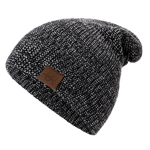 Load image into Gallery viewer, Acrylic Crochet Ski Casual Warm Knitted Winter Beanie-unisex-wanahavit-Black-54cm-62cm-wanahavit
