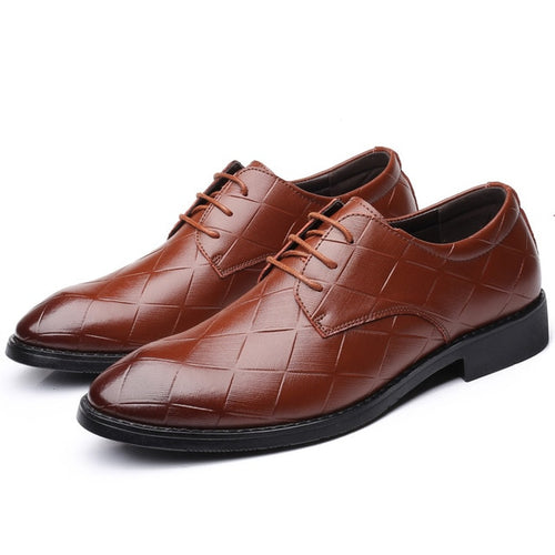 Load image into Gallery viewer, Luxury Men Formal Business Wedding Shoes-men-wanahavit-Brown Dress Shoes-6-wanahavit
