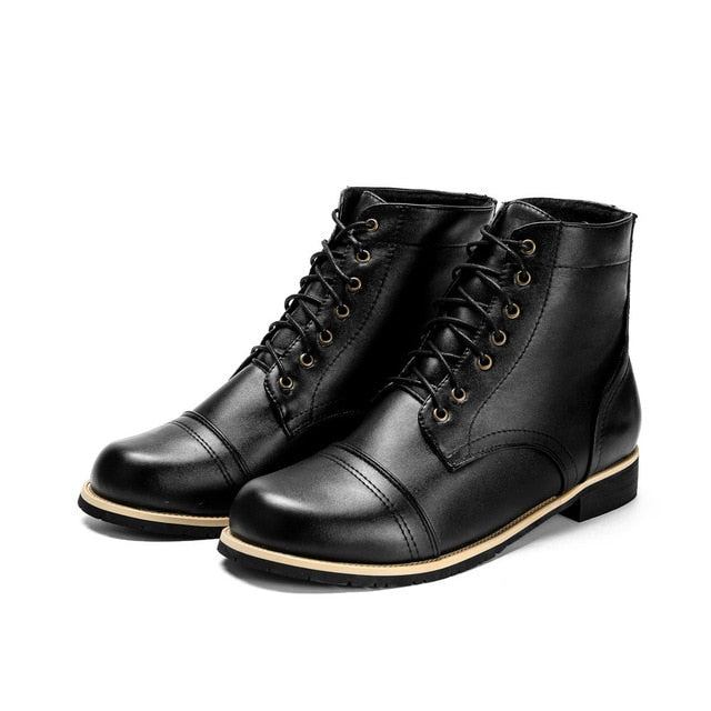 Fashion Lace Up High Quality British Ankle Boots-men-wanahavit-Black Boots-6-wanahavit