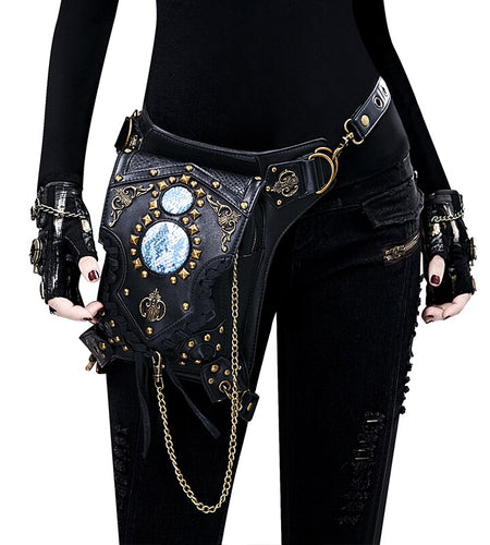 Steampunk Vintage Retro Rock Gothic Messenger Handbag-women-wanahavit-wanahavit