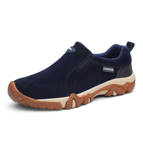 Load image into Gallery viewer, Comfortable PU Leather Casual Shoes-unisex-wanahavit-Blue Shoes-6.5-wanahavit
