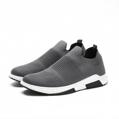 Load image into Gallery viewer, Breathable Mesh Casual Slip On Shoes-unisex-wanahavit-Gray Sneakers-6.5-wanahavit
