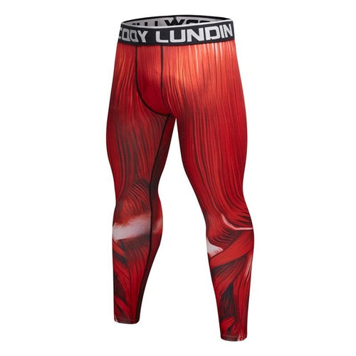 Load image into Gallery viewer, MMA Printed Workout Quick Dry Fitness Pants-men fitness-wanahavit-7-M-wanahavit
