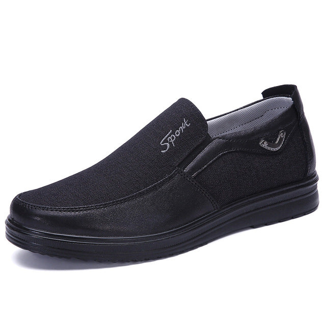 Comfortable Casual Sneakers Canvas Shoes-men-wanahavit-Black-7-wanahavit