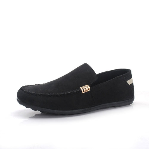 Load image into Gallery viewer, Seude Leather Summer Style Soft Moccasins Loafers Shoe-men-wanahavit-Black-7-wanahavit
