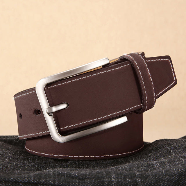 Casual Designer Luxury Fashion Belts-men-wanahavit-DS904 Coffee-100cm-wanahavit