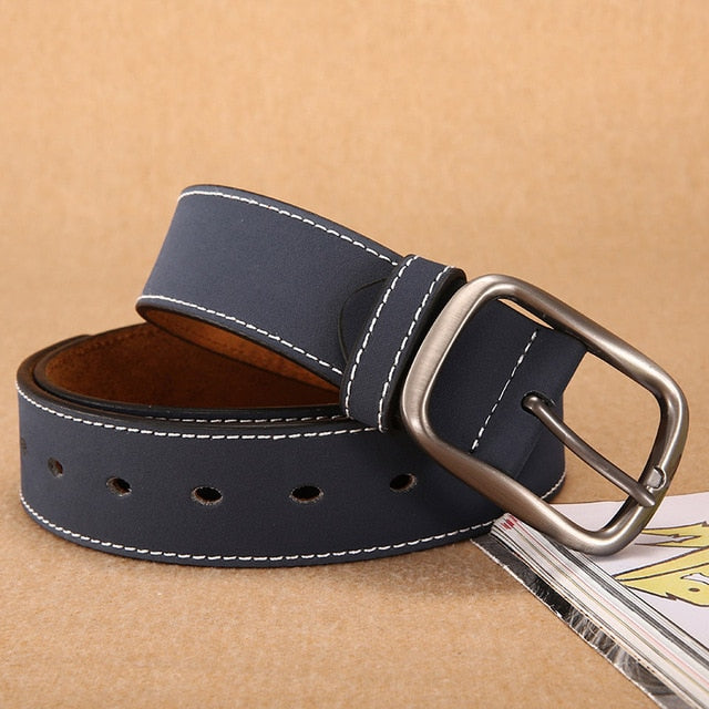 Casual Designer Luxury Fashion Belts-men-wanahavit-DS905 Blue-100cm-wanahavit