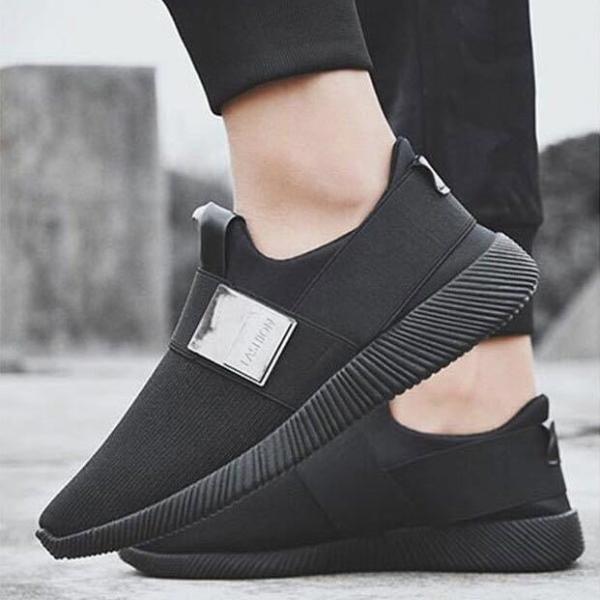 Casual Breathable Fashion Slip On Walking Shoes-men-wanahavit-Black-6.5-wanahavit