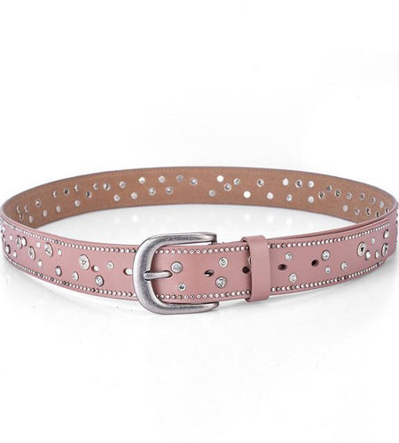 Vintage Luxury Designer Punk Belt-women-wanahavit-CM7056 Pink-95CM-wanahavit