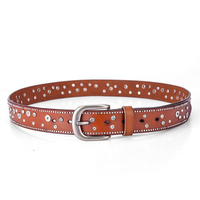 Vintage Luxury Designer Punk Belt for women sale at 29.36 - wanahavit