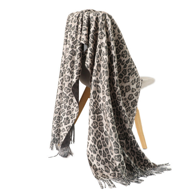 Fashion Silk Scarf Leopard Printed Bandana Shawl #2023-women-wanahavit-11-wanahavit