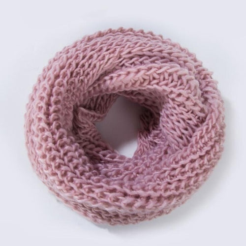 Load image into Gallery viewer, Fashion Collar Knitted Winter Scarf #FS-1-unisex-wanahavit-pink-wanahavit
