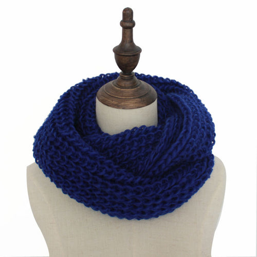 Load image into Gallery viewer, Fashion Collar Knitted Winter Scarf #FS-1-unisex-wanahavit-blue-wanahavit
