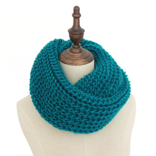 Load image into Gallery viewer, Fashion Collar Knitted Winter Scarf #FS-1-unisex-wanahavit-light green-wanahavit
