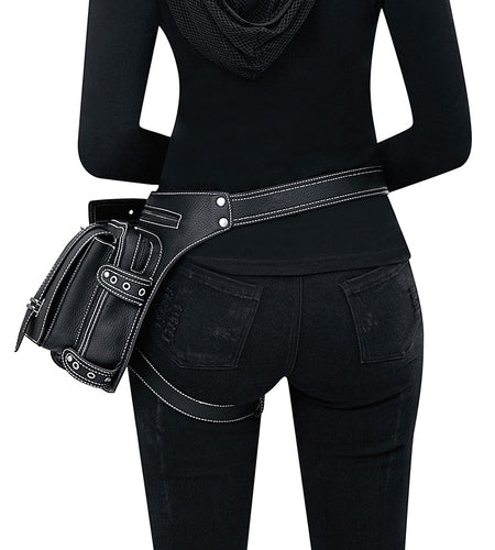 Vintage Steampunk Retro Rock Gothic Shoulder Waist Bag-women-wanahavit-wanahavit