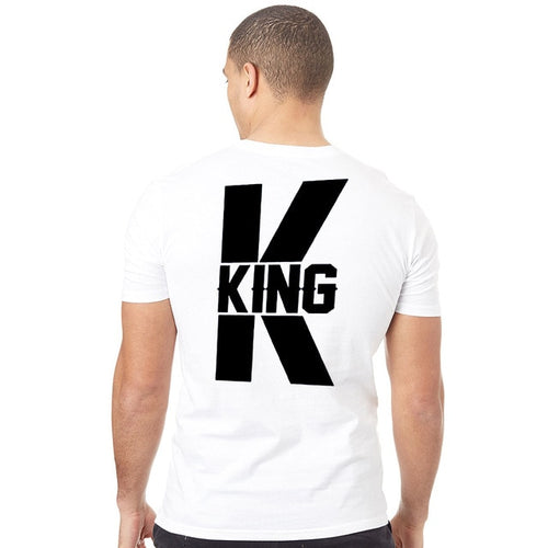 Load image into Gallery viewer, King and Queen Couple Tees-unisex-wanahavit-N035-MSTWH-L-wanahavit
