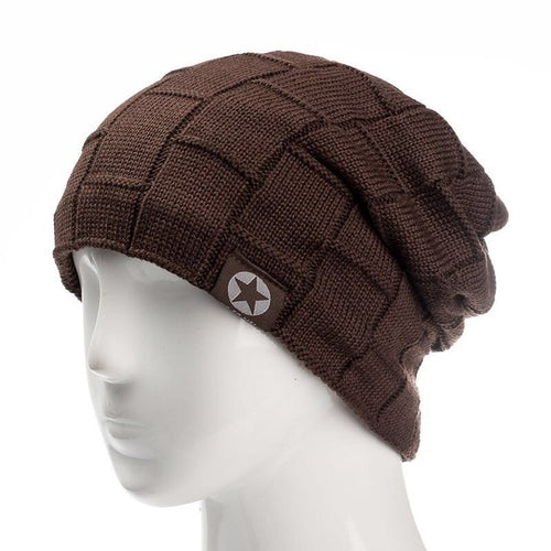 Load image into Gallery viewer, Fleece Lined Soft Stretchable Casual Warm Knitted Winter Beanie-unisex-wanahavit-Coffee-wanahavit
