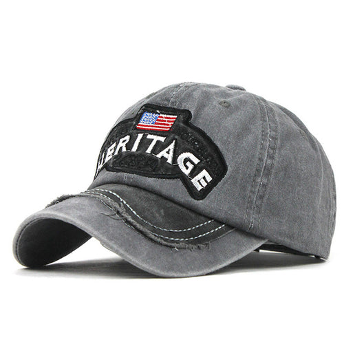 Load image into Gallery viewer, America Heritage In Our Blood Embroidered Baseball Cap-unisex-wanahavit-F318 Gray-wanahavit
