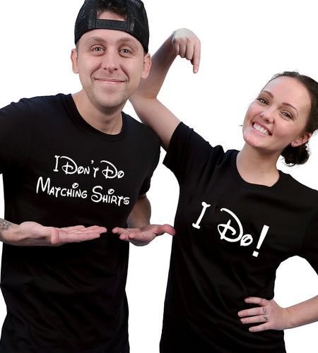 I Don't Do Matching Shirts I Do Funny Matching Couple Tees-unisex-wanahavit-35K4-FSTBK-L-wanahavit