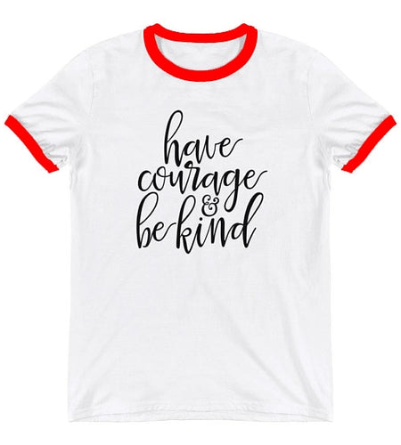Have Courage And Be Kind Christian Statement Shirt-unisex-wanahavit-Red-S-wanahavit