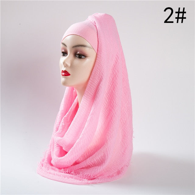 Fashion Scarf Printed Bandana Shawl Hijab #2638-women-wanahavit-2-wanahavit